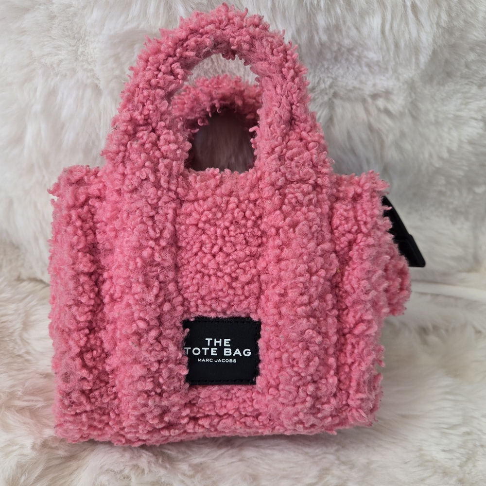 Marc Jacobs Pink Mini Teddy Tote Bag